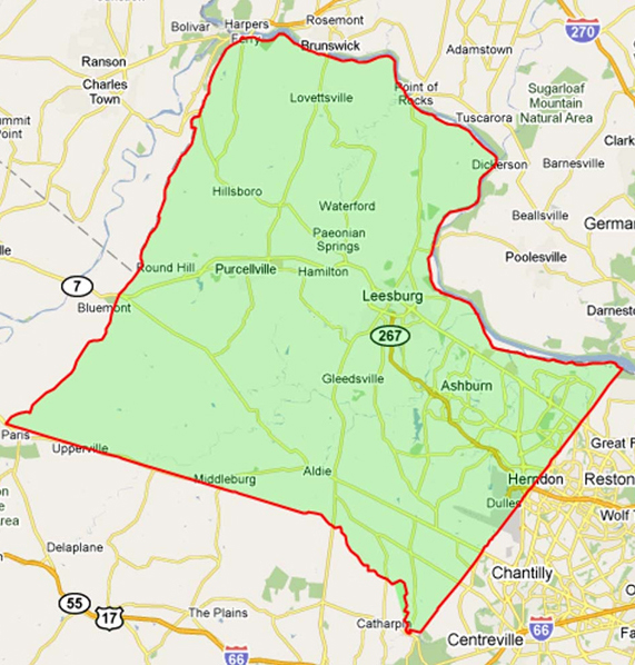 Loudoun County Map