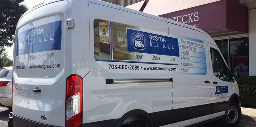 reston glass truck