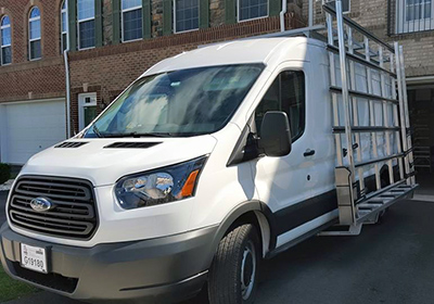 reston glass service truck